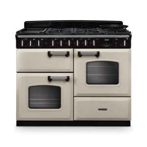 Rangemaster Classic Deluxe 110cm OC Dual Fuel Pale Cream/Chrome