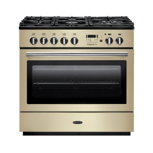 Rangemaster PROP90FXDFFCR Freestanding cooker Electric Gas Cream