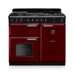 Rangemaster Classic Deluxe 100cm Dual Fuel Bordeaux/Chrome