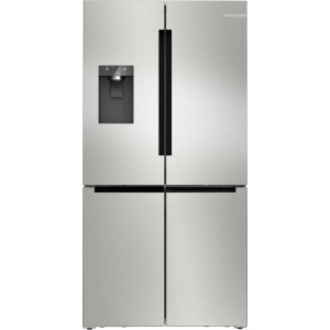 Bosch Serie 6 KFI96APEAG side-by-side refrigerator Freestanding 574 L Brushed steel