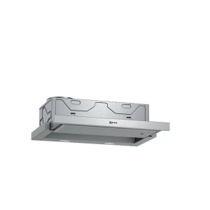 Neff D46ED22N1B cooker hood Semi built-in (pull out) Metallic, Silver 405 m³/h