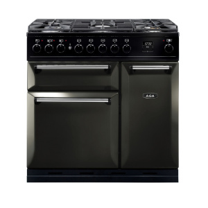 AGA Masterchef Deluxe 90 Freestanding cooker Electric Gas Chrome