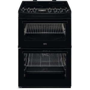 AEG CCX6740ACB cooker Freestanding cooker Electric Ceramic hob Black