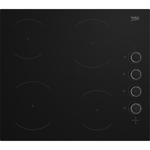 Beko CIHYV21B 60cm Ceramic Hob with Side Knob Controls