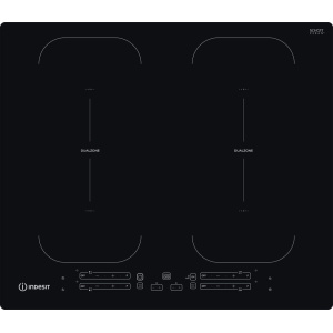 Indesit IB 88B60 NE Black Built-in 59 cm Zone induction hob 4 zone(s)