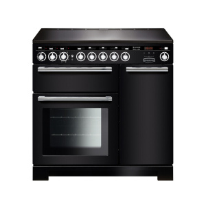 Rangemaster EDL90EIBLC Encore Deluxe 90 Range cooker Electric Zone induction hob Black