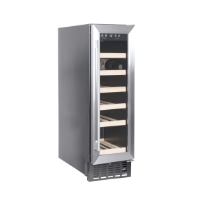 Amica AWC300SS wine cooler Compressor wine cooler Freestanding Black 19 bottle(s)