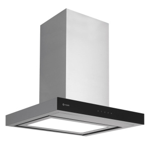 Caple ZC622 cooker hood Wall-mounted Black, Stainless steel 570 m³/h