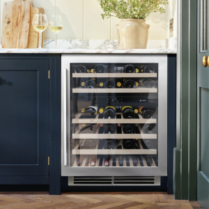 Caple Wi6135 Compressor wine cooler Undercounter Stainless steel 46 bottle(s)