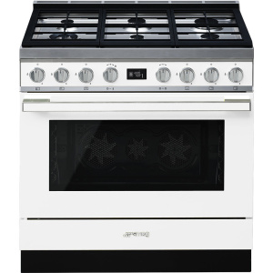 Smeg Portofino Cooker CPF9GPWH White