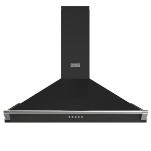 Stoves 444411658 cooker hood Wall-mounted Black 610 m³/h