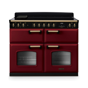 Rangemaster Classic Deluxe 110cm BC Induction Bordeaux/Antique Brass