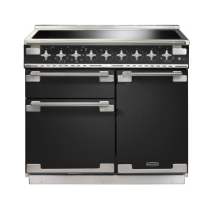 Rangemaster Elise 100 Range cooker Electric Zone induction hob Black, Nickel
