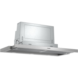 Bosch Serie 4 DFS097A51B cooker hood Semi built-in (pull out) Silver 397 m³/h