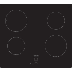Bosch Serie 2 PUG61RAA5B hob Black Built-in 60 cm Zone induction hob 4 zone(s)