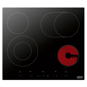 Lofra Venere 60 Black Built-in 60 cm Ceramic hob 4 zone(s)