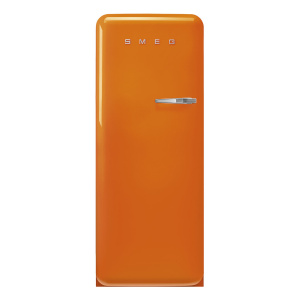 Smeg FAB28LOR6 combi-fridge Freestanding 270 L Orange
