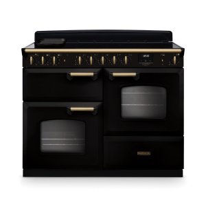 Rangemaster Classic Deluxe 110cm OC Induction Black/Antique Brass