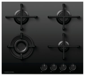 Fisher & Paykel CG604DLPGB4 hob Black Gas 4 zone(s)