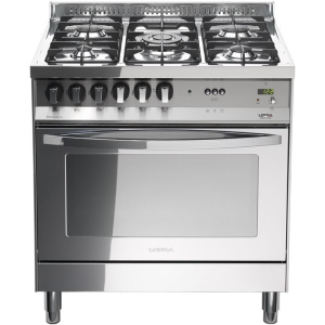 Lofra PLG86GVT/C Freestanding cooker Electric,Natural gas Gas Stainless steel