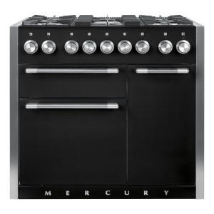 Mercury MCY1000DFAB cooker Range cooker Electric Gas Black