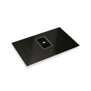 Faber 340.0577.694 Hob Galileo Smart BK Glass A830 Black Built-in 83 cm Zone induction hob 4 zone(s) Built-in hood
