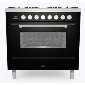 Ilve Roma 90cm Single Oven Range Cooker Electric Gas Black