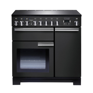 Rangemaster Professional Deluxe 90 Range cooker Electric Zone induction hob Black