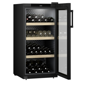 Liebherr WPbl 4201 Thermoelectric wine cooler Freestanding Black 141 bottle(s)