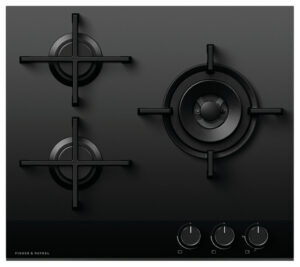 Fisher & Paykel CG603DNGGB4 hob Black Countertop Gas 3 zone(s)