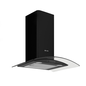 Caple CGC611BK cooker hood Wall-mounted Black 456 m³/h