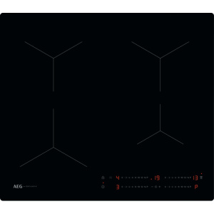 AEG TO64IA00CB Black Built-in 60 cm Zone induction hob 4 zone(s)