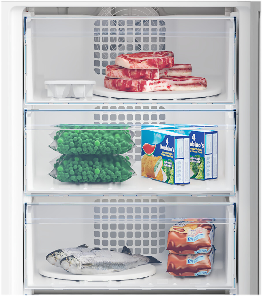 Beko CCFM4582W Freestanding Frost Free Fridge Freezer with Freezer Guard - Image 3