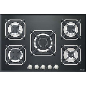 Lofra HGN7E0 Black Built-in 75 cm Gas 5 zone(s)