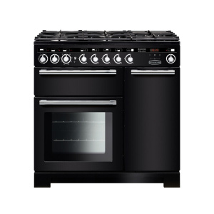Rangemaster Encore Deluxe 90 Range cooker Electric Gas Black