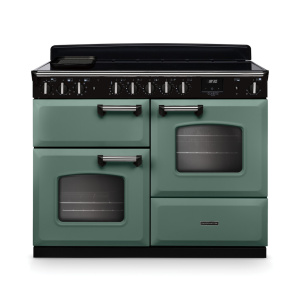 Rangemaster Classic Deluxe 110cm OC Induction Mineral Green/Chrome