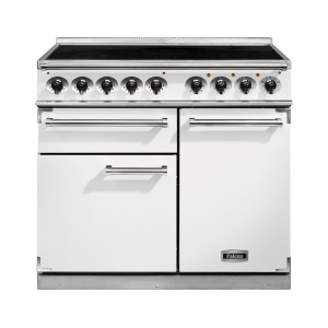 Falcon 1000 Deluxe Range cooker Electric Zone induction hob White