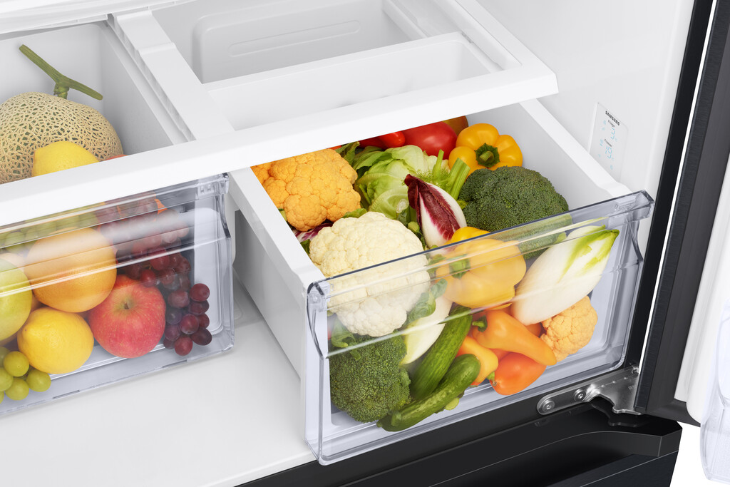 Samsung Series 7 SpaceMax™ RF50C532EB1/EU 495L Smart Multi Door Fridge Freezer, Matte Stainless - Image 7