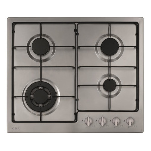 CDA HG6251SS hob Stainless steel Built-in 58 cm Gas 4 zone(s)