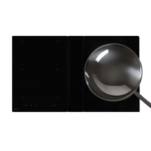 NOVY 40008 hob Black Built-in 87 cm Zone induction hob 4 zone(s) Built-in hood