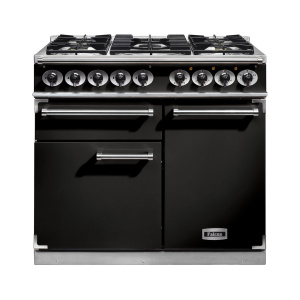 Falcon 1000 Deluxe Range cooker Electric Gas Black