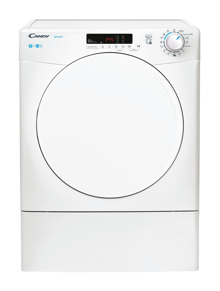 Candy Smart CSE V9DF-80 tumble dryer Freestanding Front-load 9 kg White
