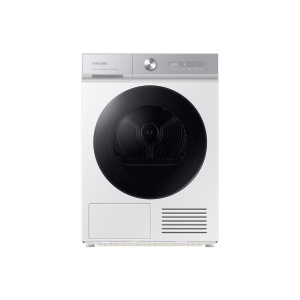 Samsung Series 8 Optimal Dry™ DV90BB9445GHS1 9KG Smart Heat Pump Tumble Dryer, White