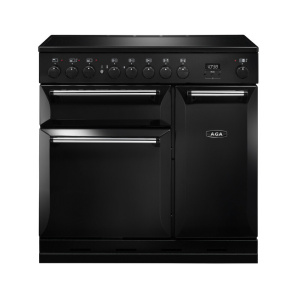 AGA MDX90EIBLK cooker Freestanding cooker Electric Gas Black, Chrome