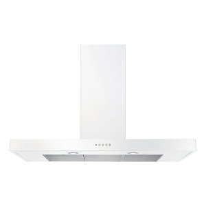 Rangemaster 100cm Flat Hood White & No Badge