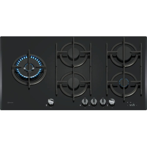 Neff T29RHS4S0 hob Black Built-in 90 cm Gas 5 zone(s)