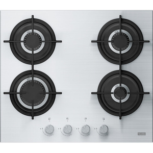 Franke Crystal Steel Pro FHCR 604 4G HE XA C Stainless steel Built-in 60 cm Gas 4 zone(s)