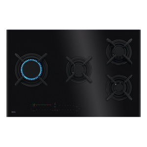 AEG HVB8453IB Black Built-in 80 cm Gas 4 zone(s)