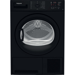 Hotpoint C HD C82 BBGD UK tumble dryer Freestanding Front-load 8 kg Black