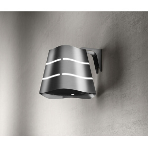 Elica WAVE UX Island Black, Stainless steel 610 m³/h